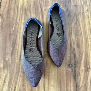 Rothy’s The Point Brown flats Size: 6.5